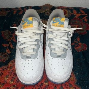 nike air force one d/ms/x light smoke gray